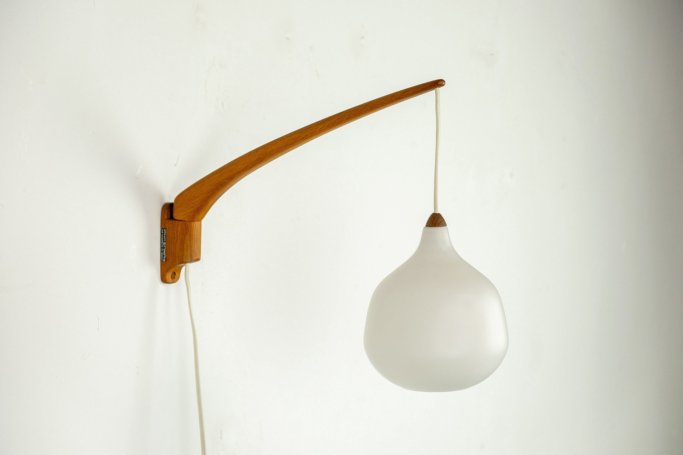 Applique murale par Uno & Östen Kristiansson pour Luxus Vittsjö, années 1950