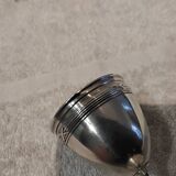 Louis XVI style silver egg cup (950) by Ernest Compere, Minerva design