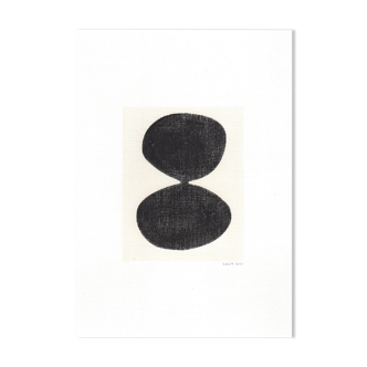 Paint on paper • monotype M430 • signed Eawy