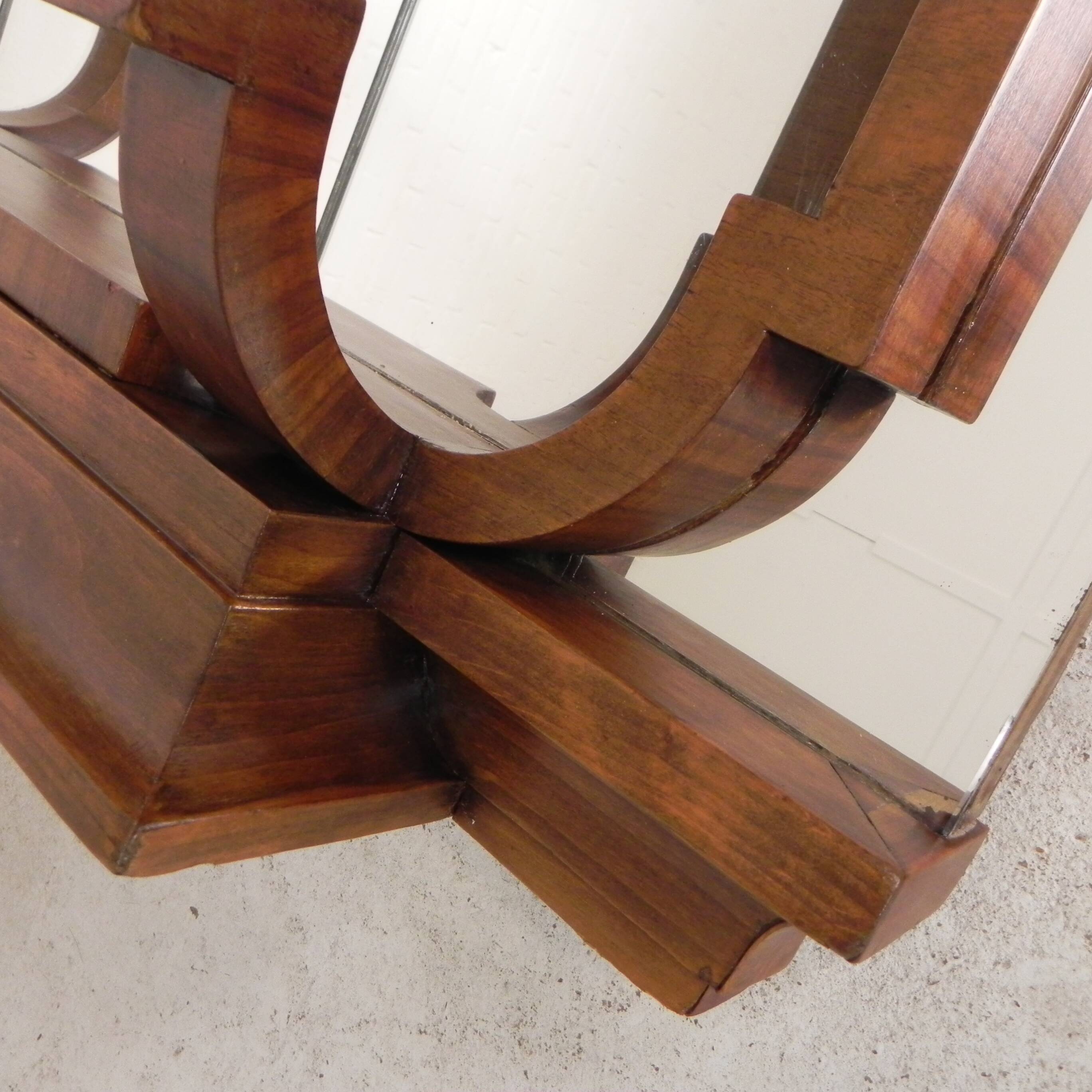 Art Deco mirror, dressing mirror for the hall, 1930s