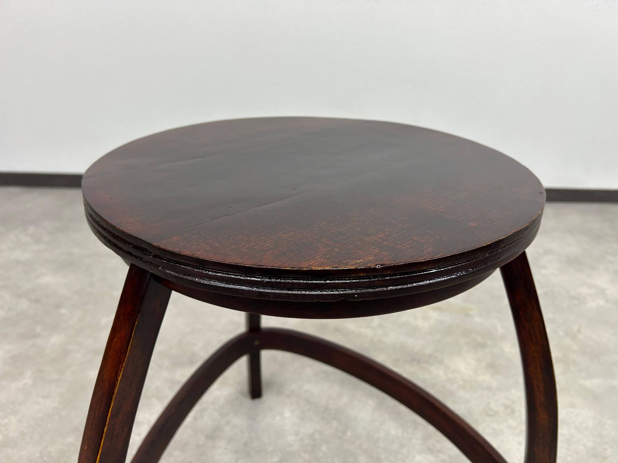 Secessionist Stool Thonet no.37 by Otto Wagner