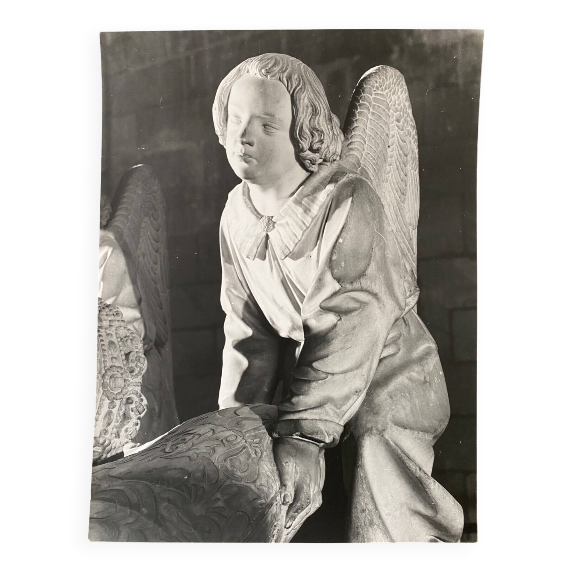 Silver photo Angel Bernard Darot 20th century