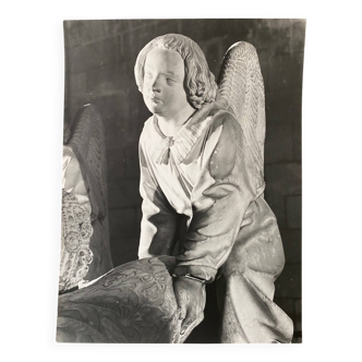 Silver photo Angel Bernard Darot 20th century
