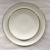 Set 2 porcelain plates