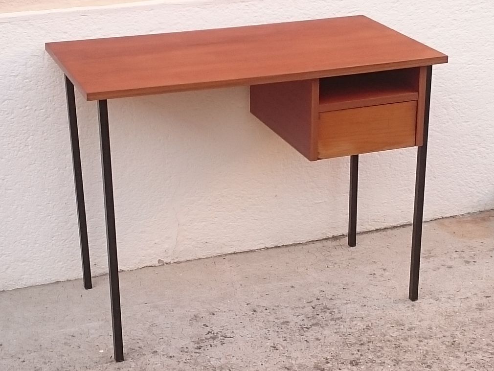 Vintage Scandinavian teak desk