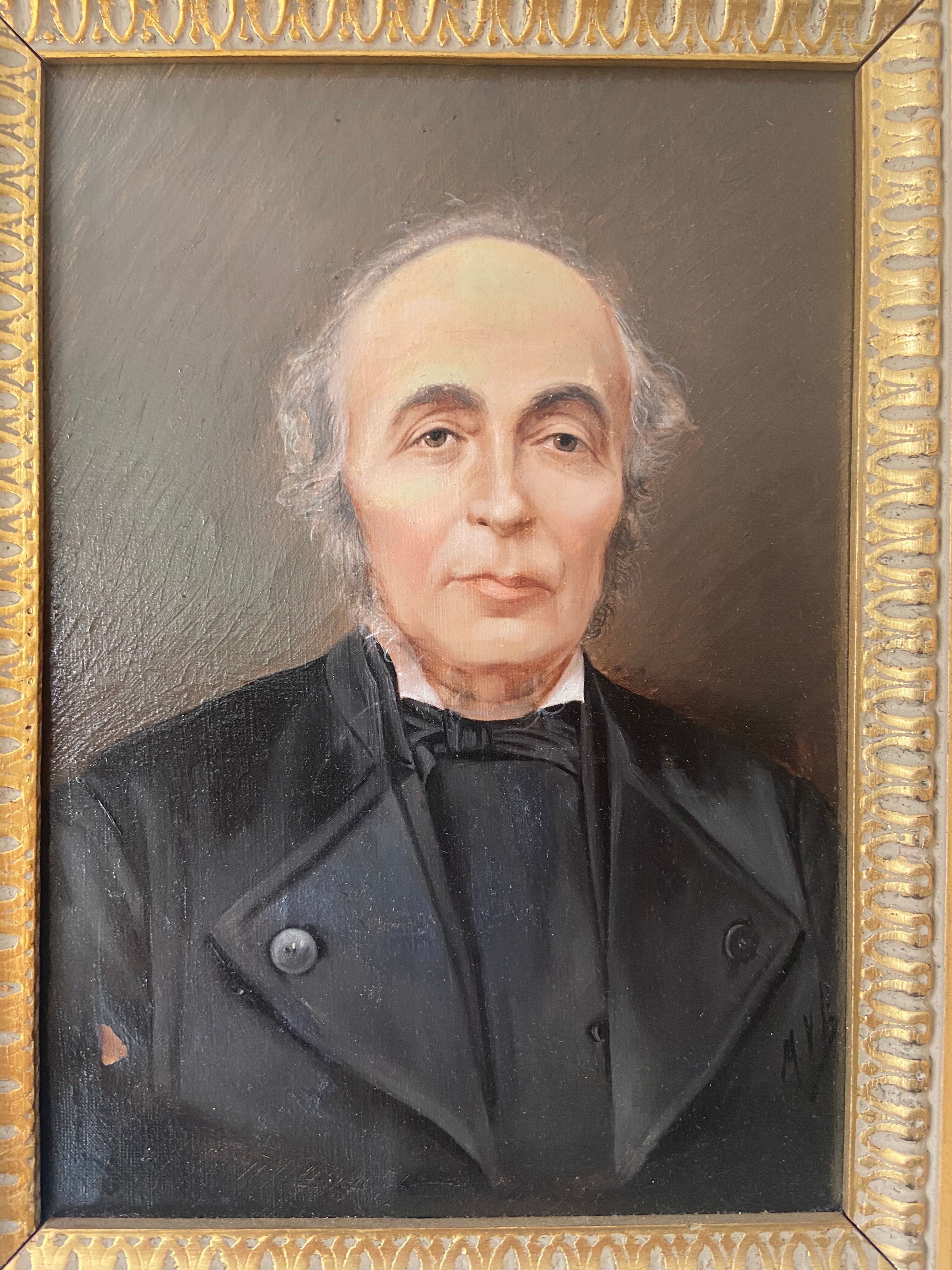 2 oil portraits, notable