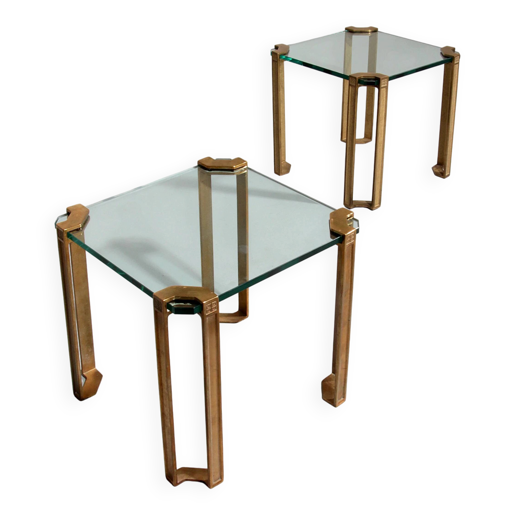 Peter Ghyczy T24 side tables, 1970s (40x40x45)