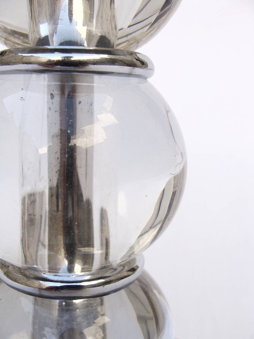 Art Deco lamp with designer glass balls 1930