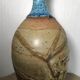Stoneware vase with effect, unique piece signed by poteries des mostuéjouls