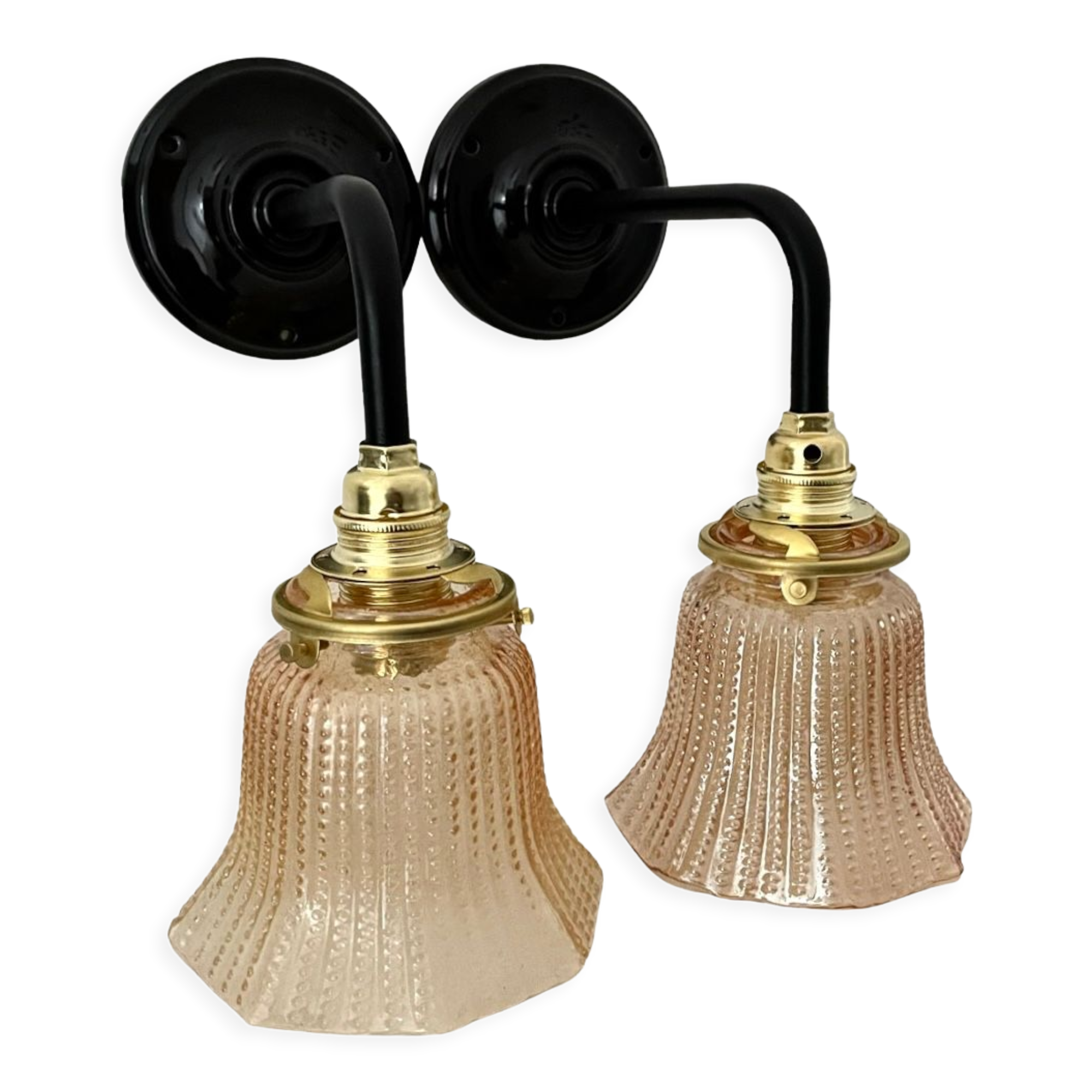 Pair of vintage wall lights