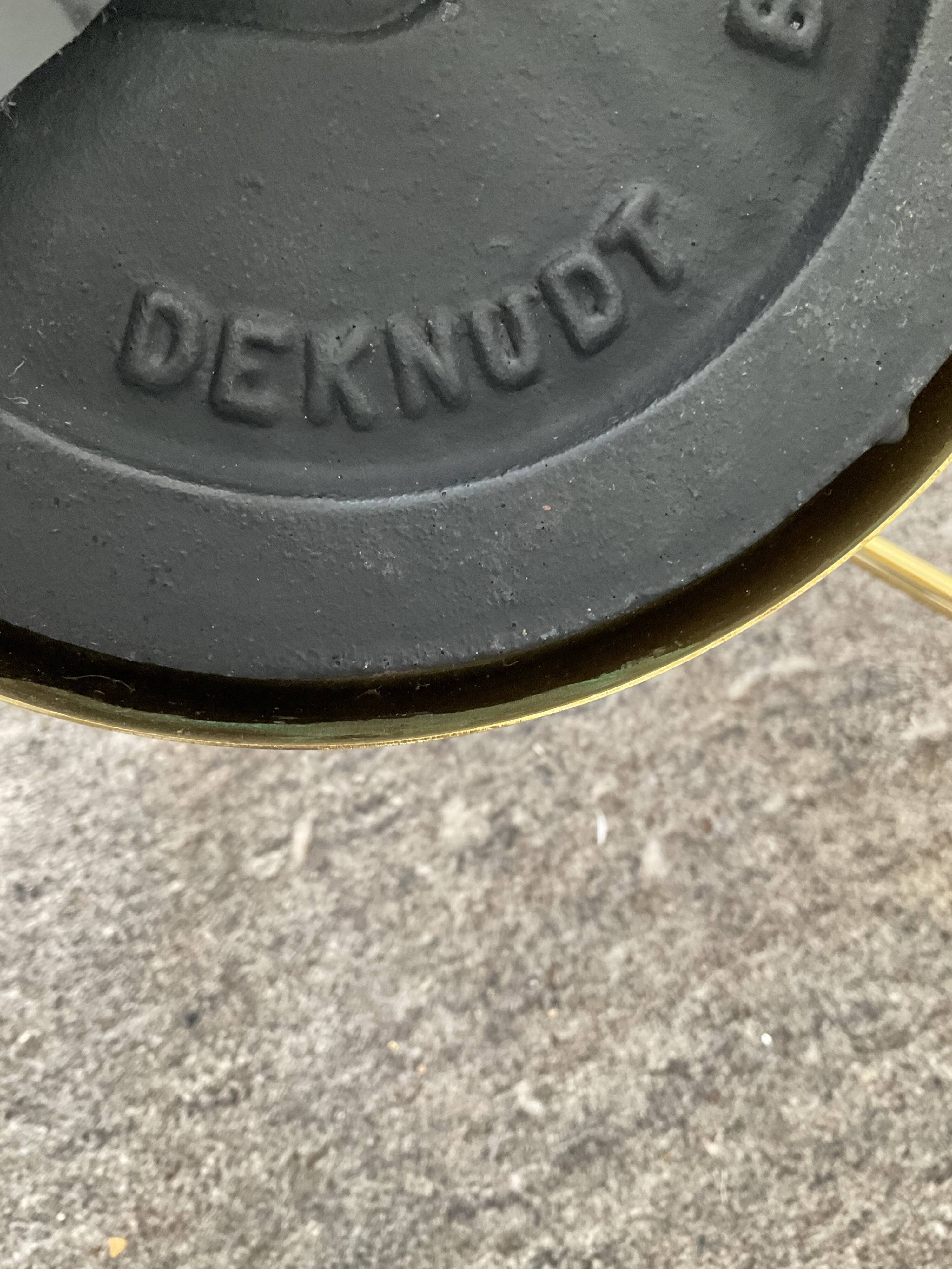 Articulated lamp Deknudt brass, 70s