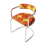 Chaise tubulaire en acier, années 1970