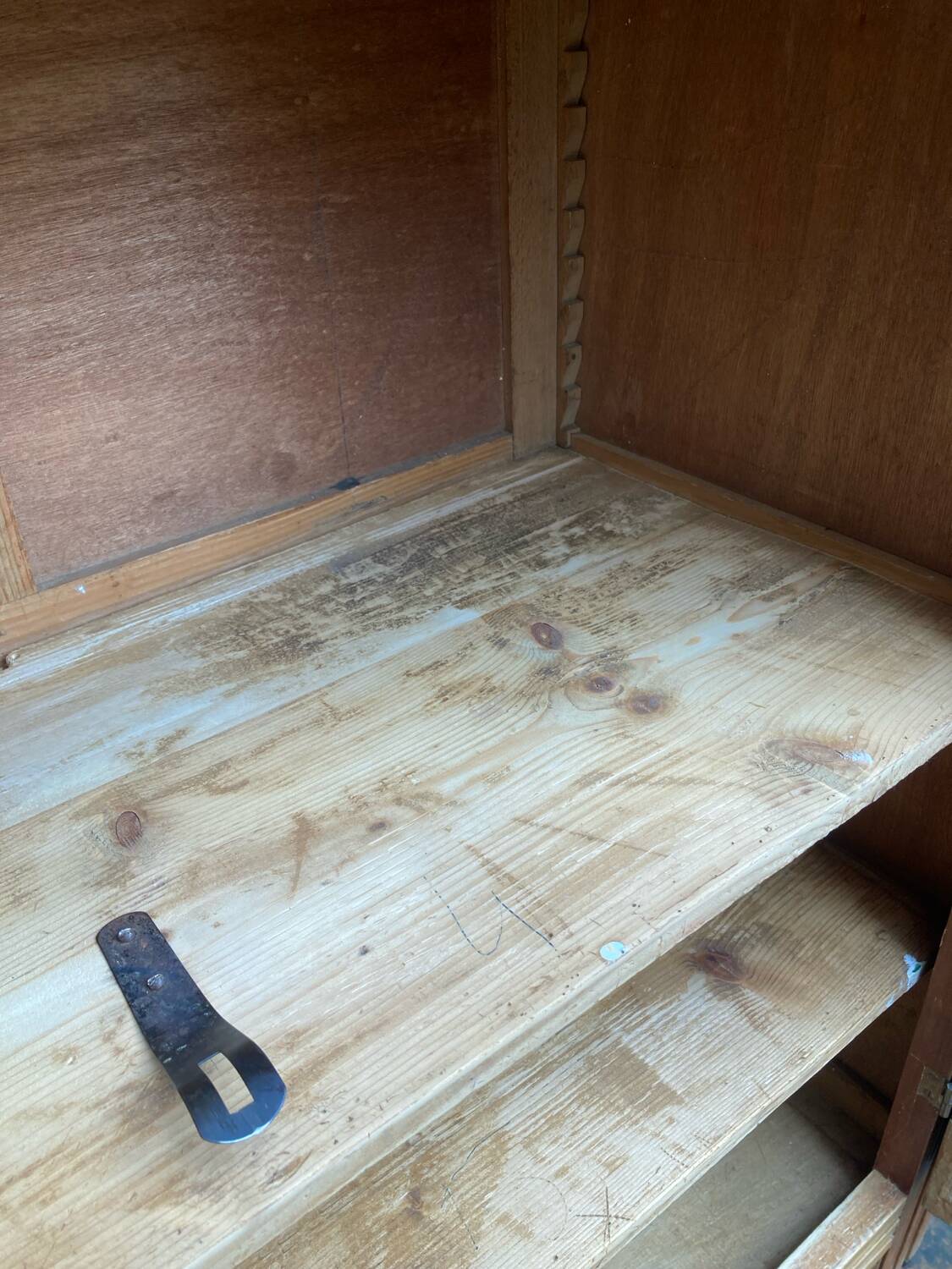 Small antique wardrobe in Art Deco style