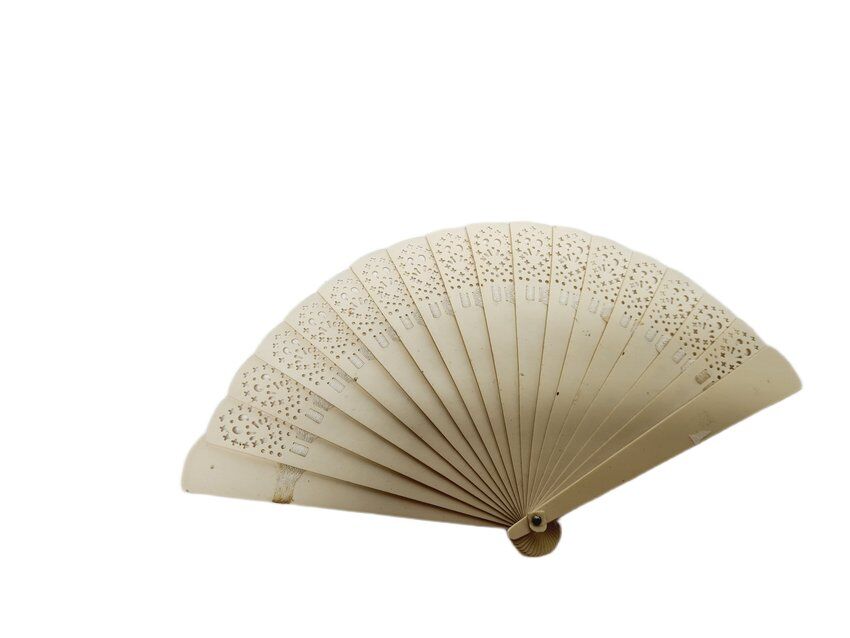 Art Nouveau Austro-Hungarian celluloid fan, 1900s
