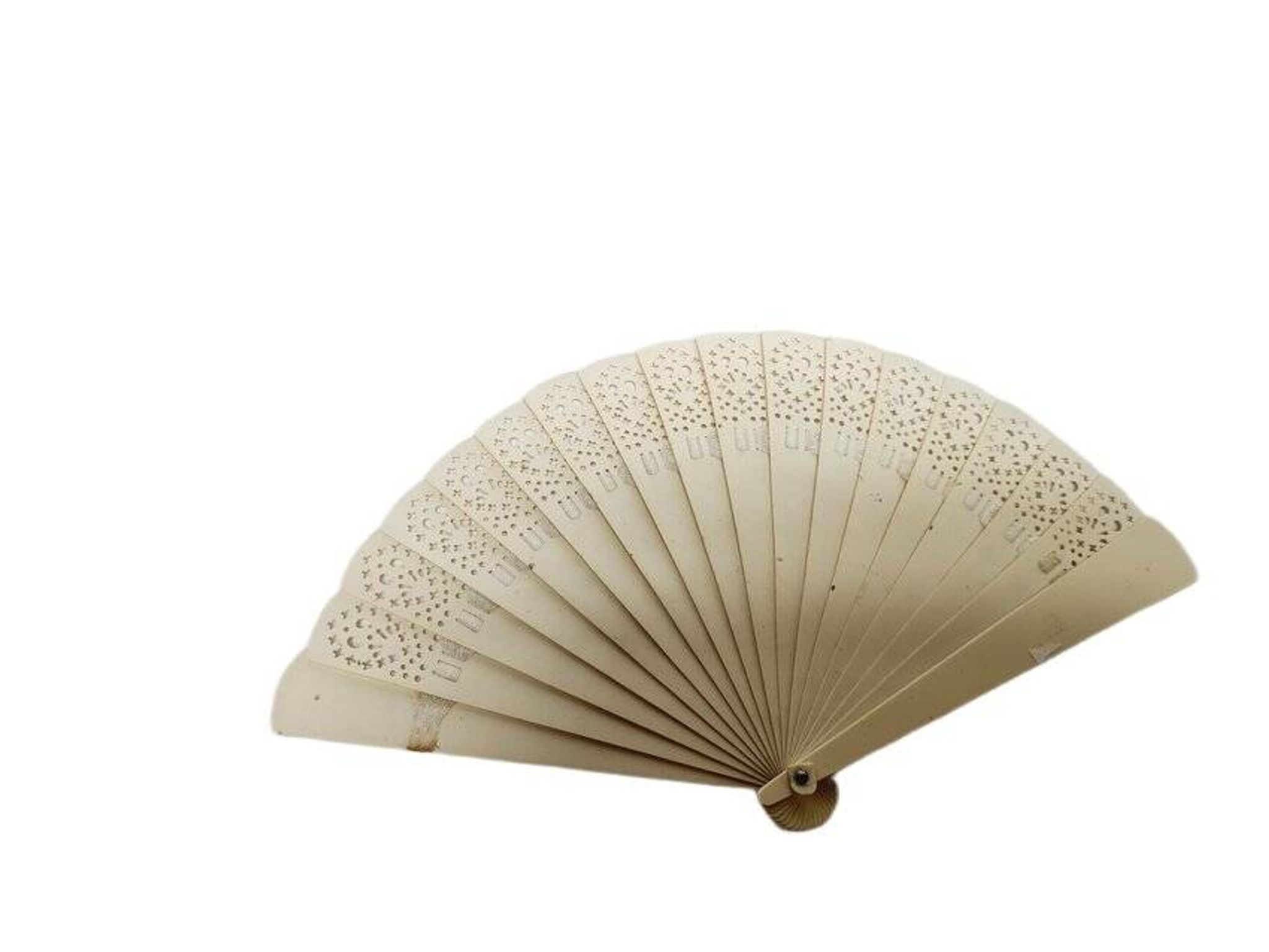 Art Nouveau Austro-Hungarian celluloid fan, 1900s