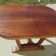 Art Deco oval table, 4 extensions, up to 18 people