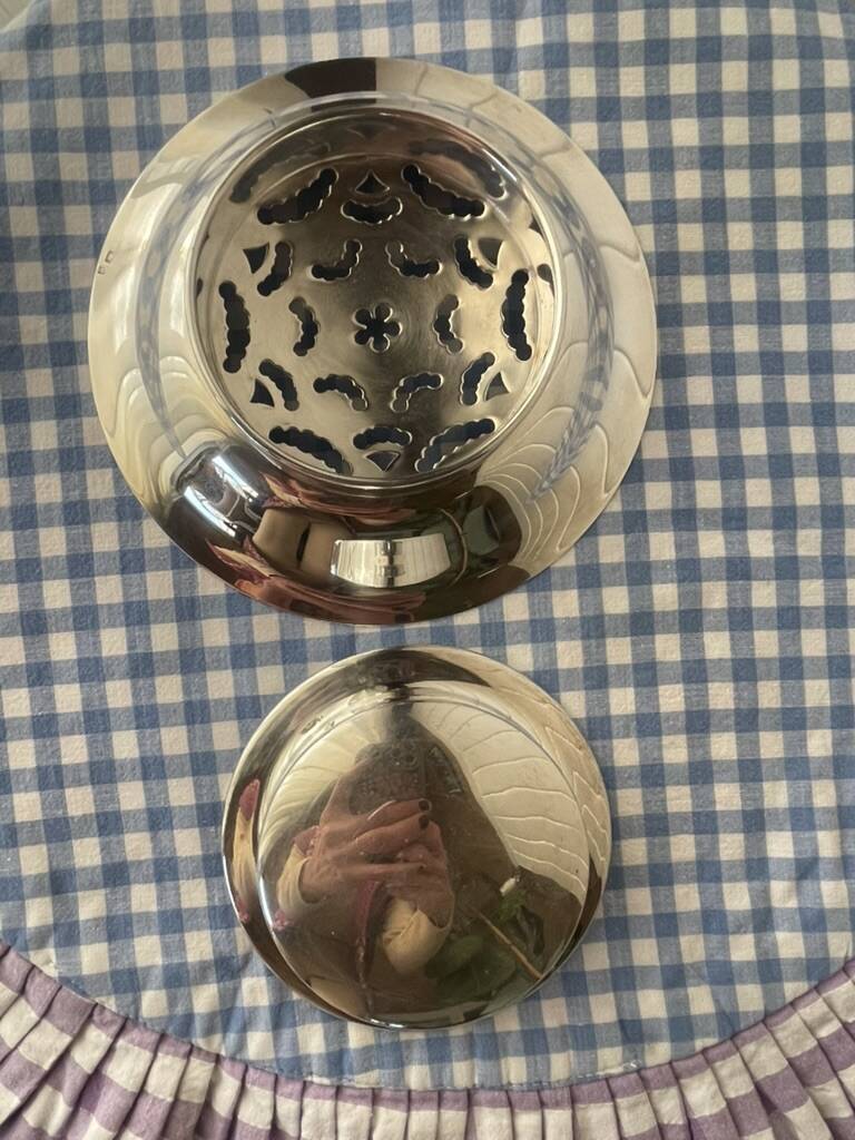 Christofle silver-plated vintage butter dish - Rare butter dish -