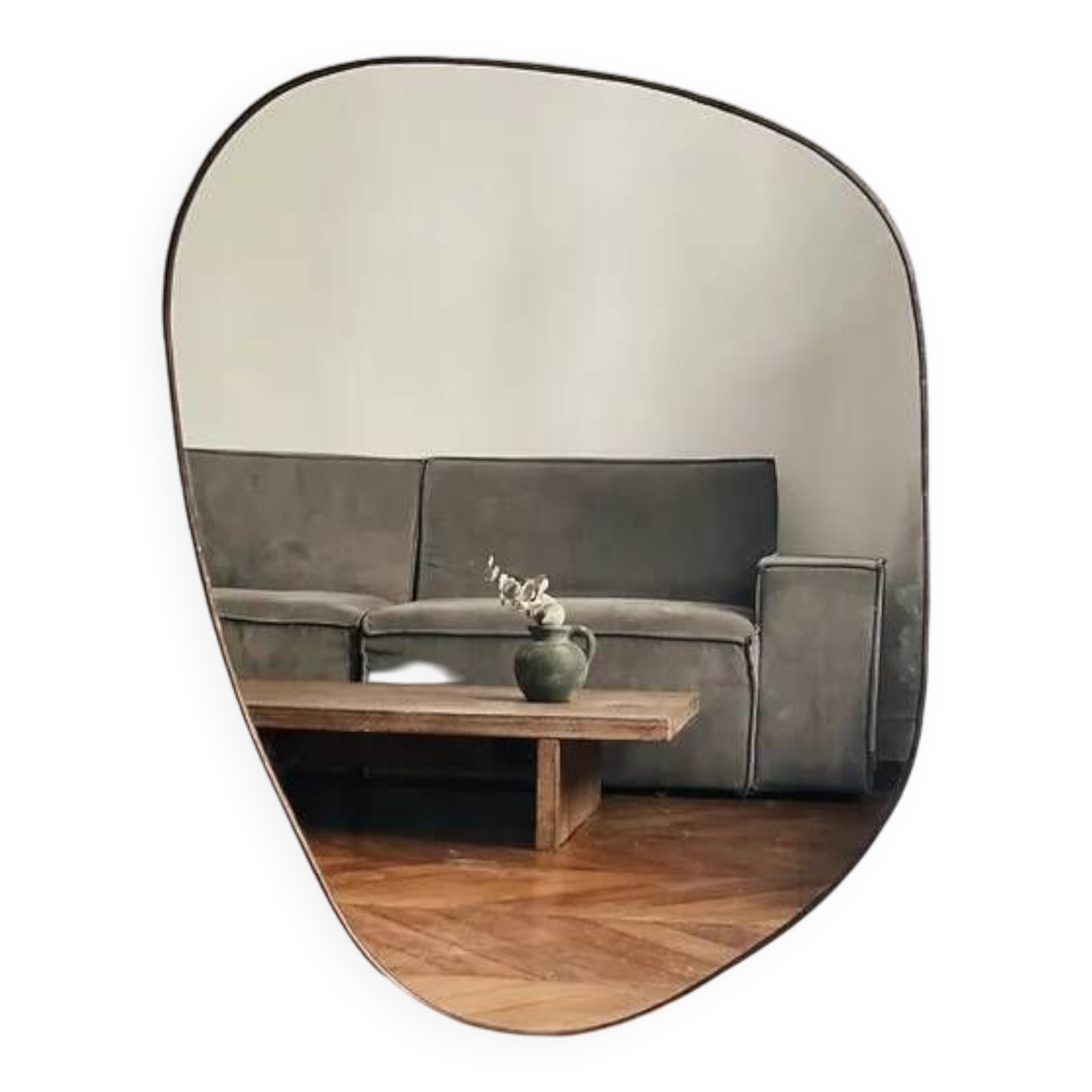 Big organic mirror dune - black