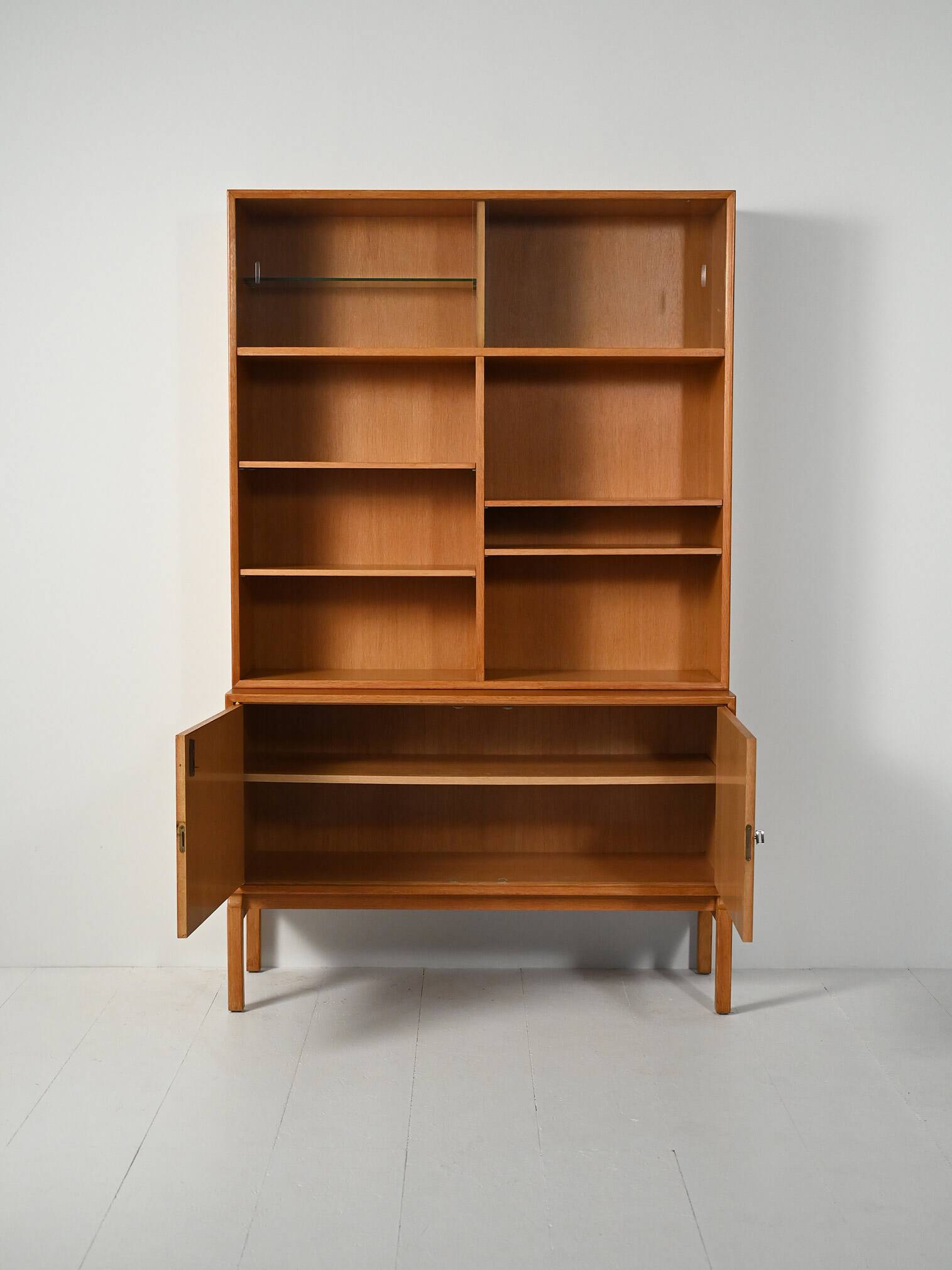Bookcase with showcase by Marian Grabinsky for IKEA