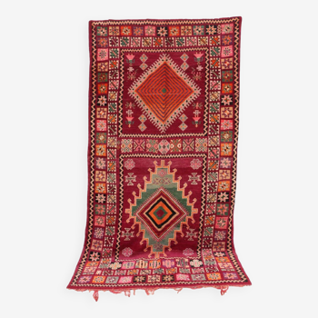 Boujad. vintage moroccan rug, 208 x 394 cm
