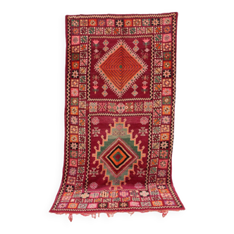 Boujad. vintage moroccan rug, 208 x 394 cm