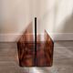 Duo Magazine Rack & Umbrella Stand "Tortoiseshell", Michel Dumas Style