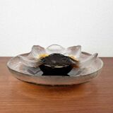Mid-century Finnish glass bowl by Pertti Santalahti for Humppila, 1960s, set of 2.