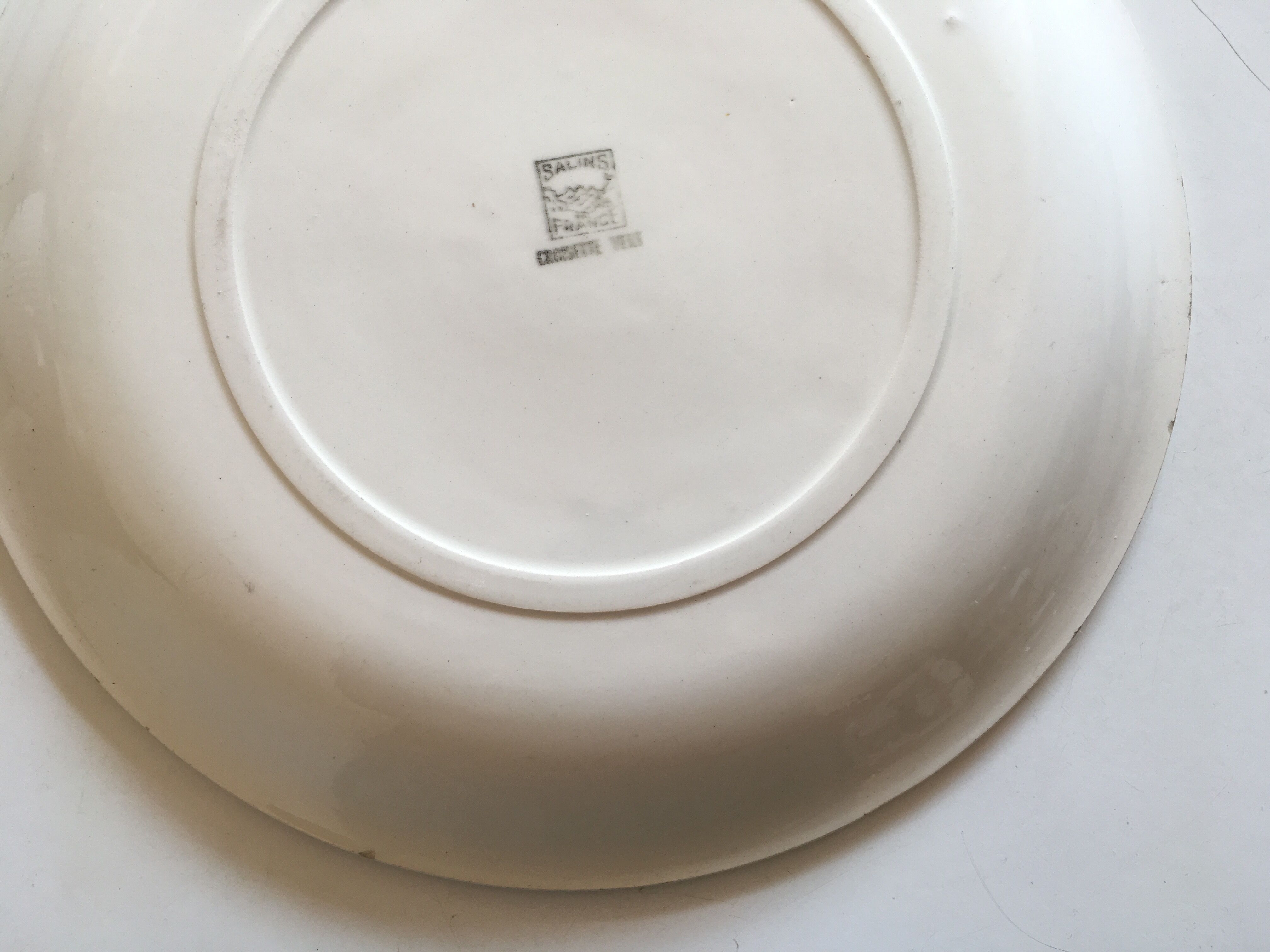 Round dish 30cm salins croisette