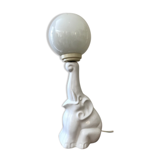 Elephant ceramic lamp