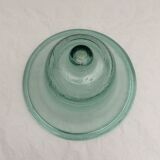 Vintage mouth-blown glass garden bell