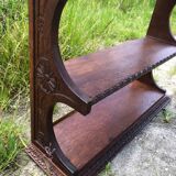 Old rustic wall shelf