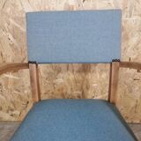 Restored bridge armchair