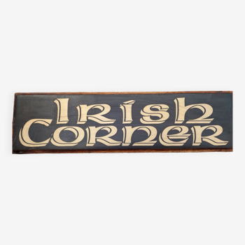 Pancarte de pub irlandais