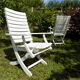 Chaises de jardin en bois années 80 Herlag