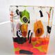 Presse papier en verre de Murano, signé
