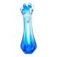 Vase Swing Sculptural – Stretched Glass Azure Blue – Korean Craftsmanship 1970