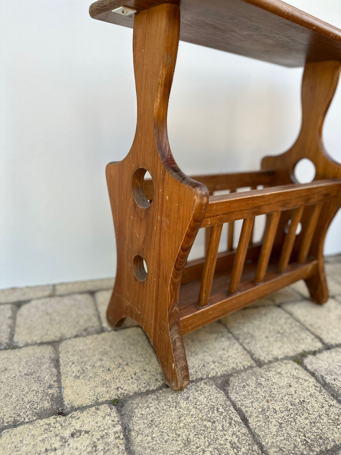 Wooden magazine door