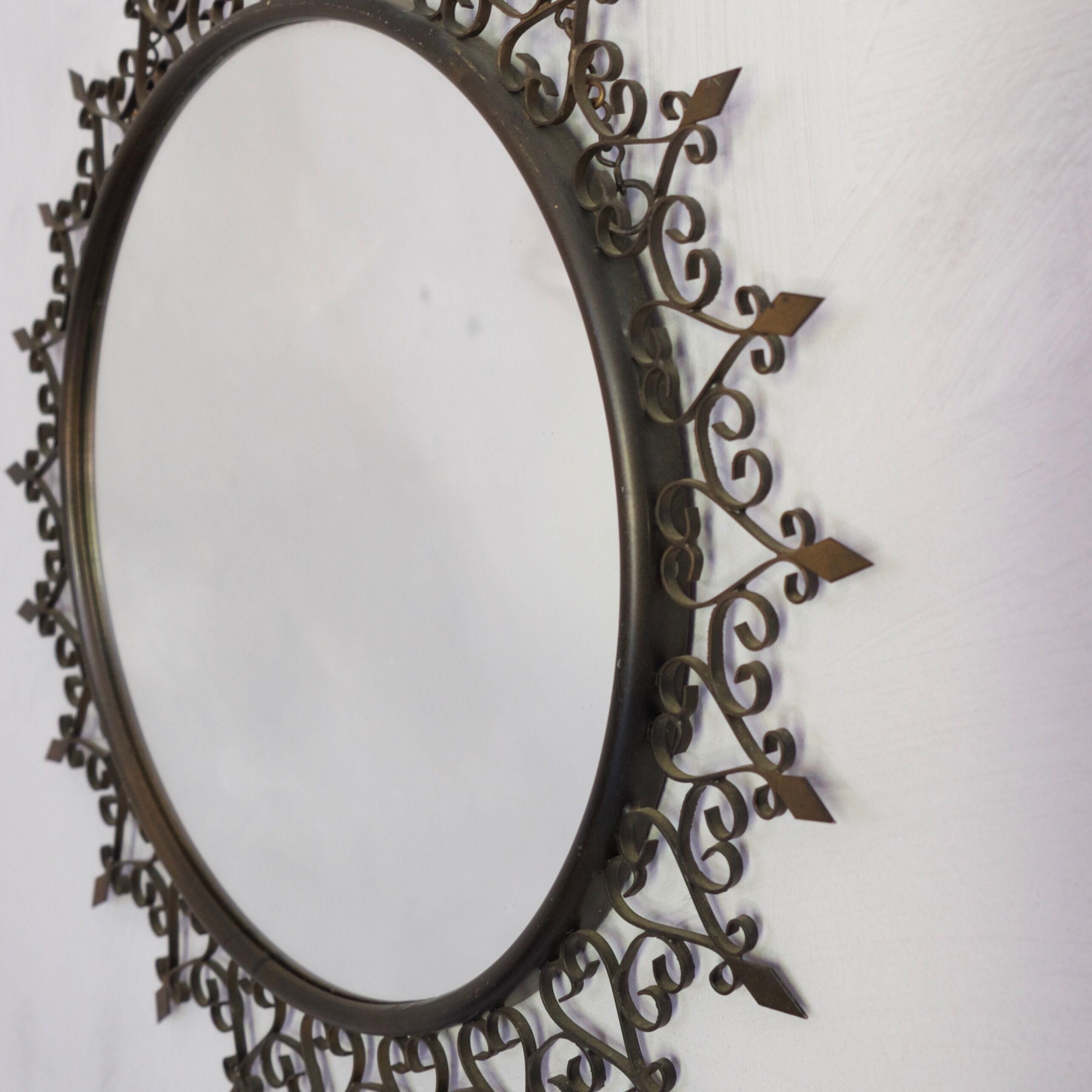 Chaty Vallauris vintage mirror 43cm