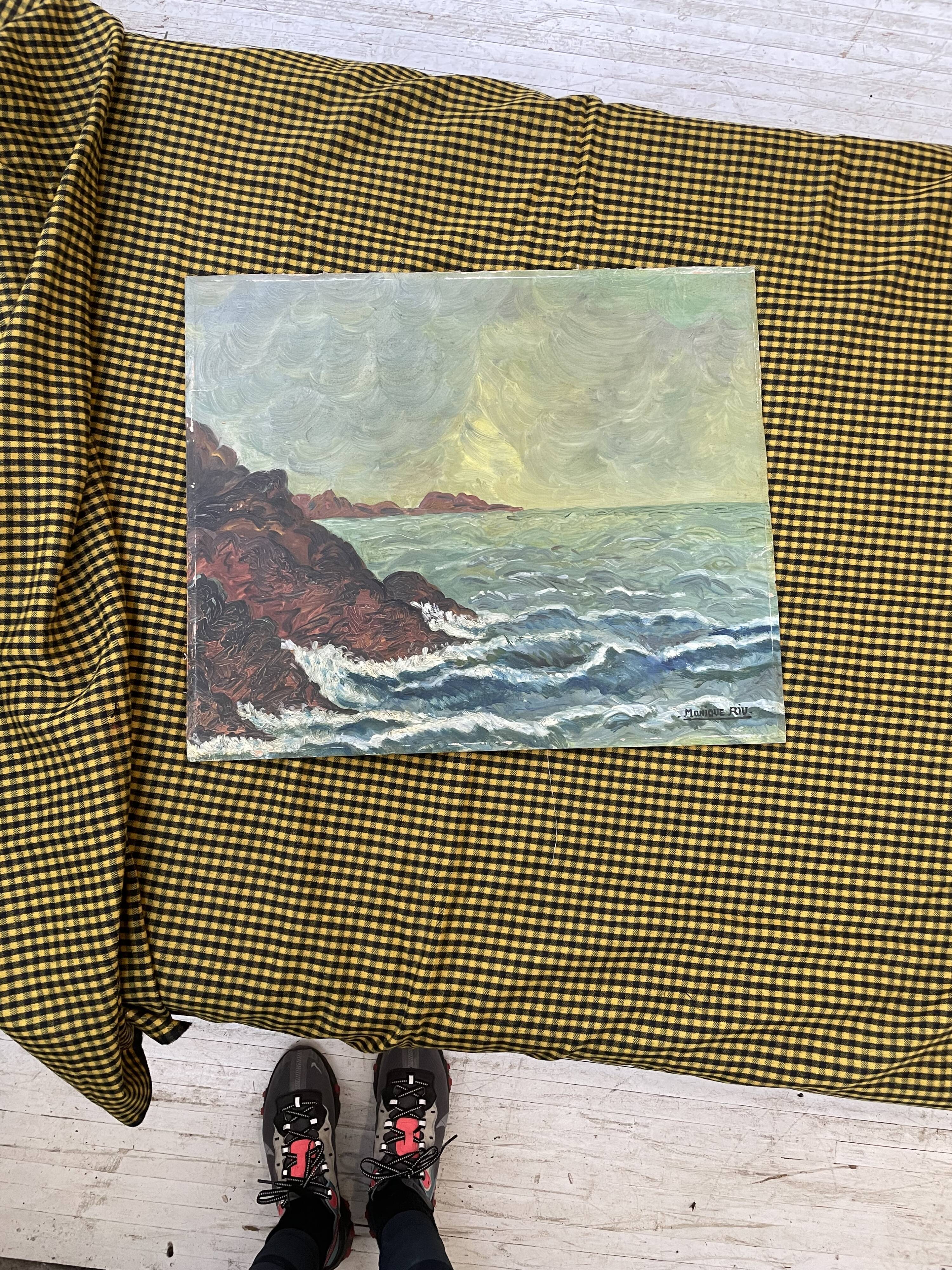 Sea oil paint 46 x 54 cm