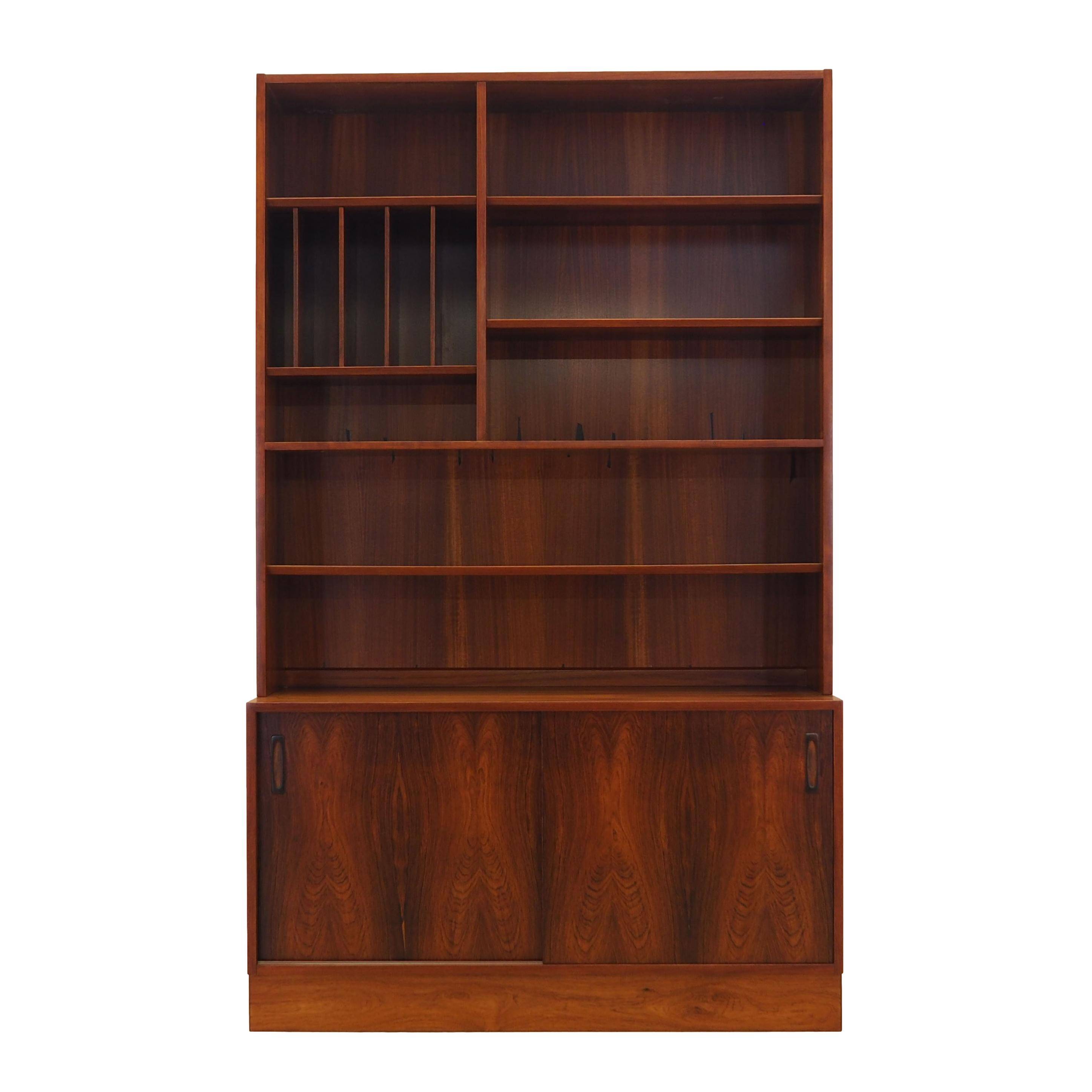 Rosewood bookcase, Danish design, 1970s, manufactured by Hundevad