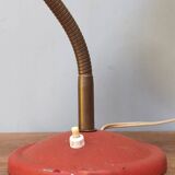 Vintage desk lamp with a swan neck from the 1950s.