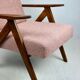 Vintage armchair B-310 VAR pink structural boucle 1970s - 2 pieces available