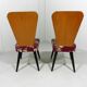 Set of 2 flower side chairs 1950’s