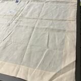 Nappe neuve lin brodé HS avec 8 serviettes