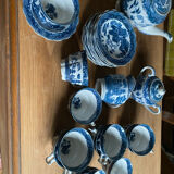 Blue Willow Tea Set