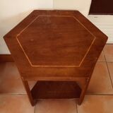Hexagonal gueridon Art Deco