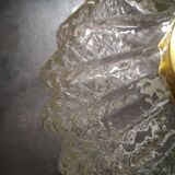 Geometric glass pendant light