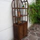Rattan canning shelf