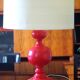 Seventies wooden lamp