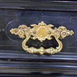 Blackened wooden buffet